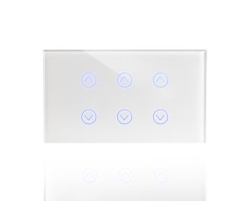 מתג-טאץ-חכם-ל-3-תריסים-זכוכית-לבנה-3-מודול-WIFI