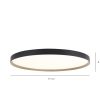צמוד-תקרה-שחורזהב-MAYA-80W-80CM-3CCT מידות